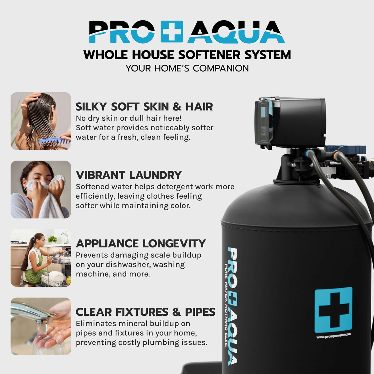 Three System Bundle | 80,000 Grain Softener, Well Water Iron/Odor Filtration and 3-Stage Filter