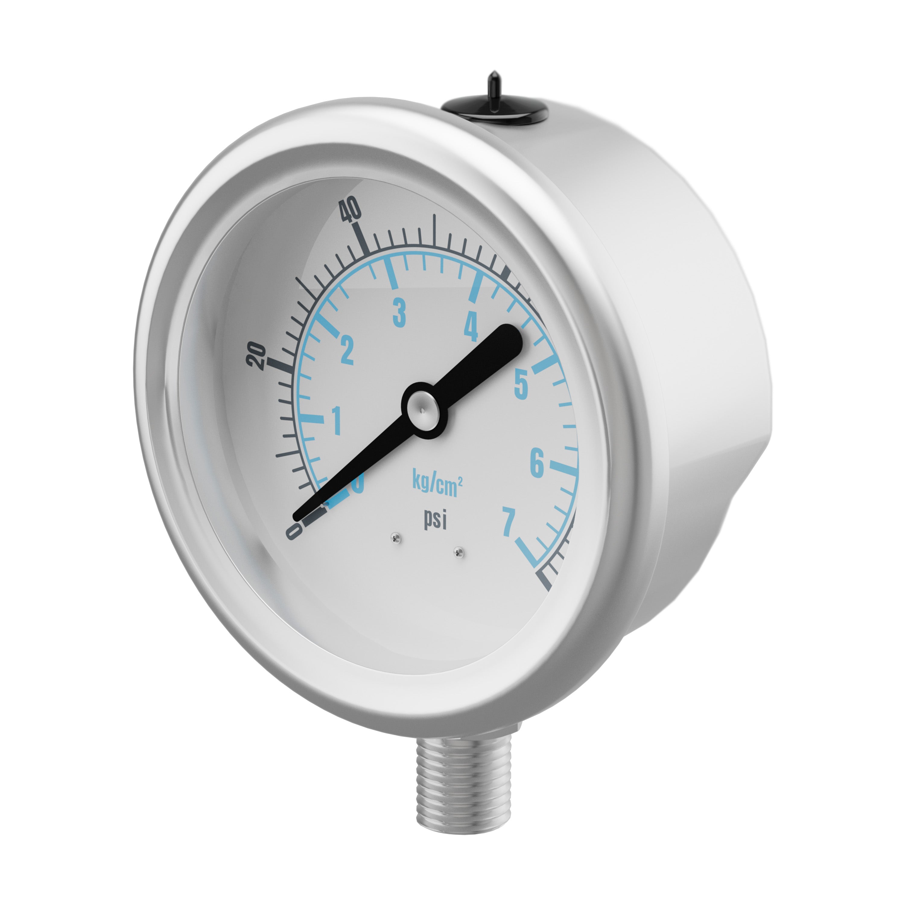0-100 PSI 2.5" Pressure Gauge, 1/4" Port