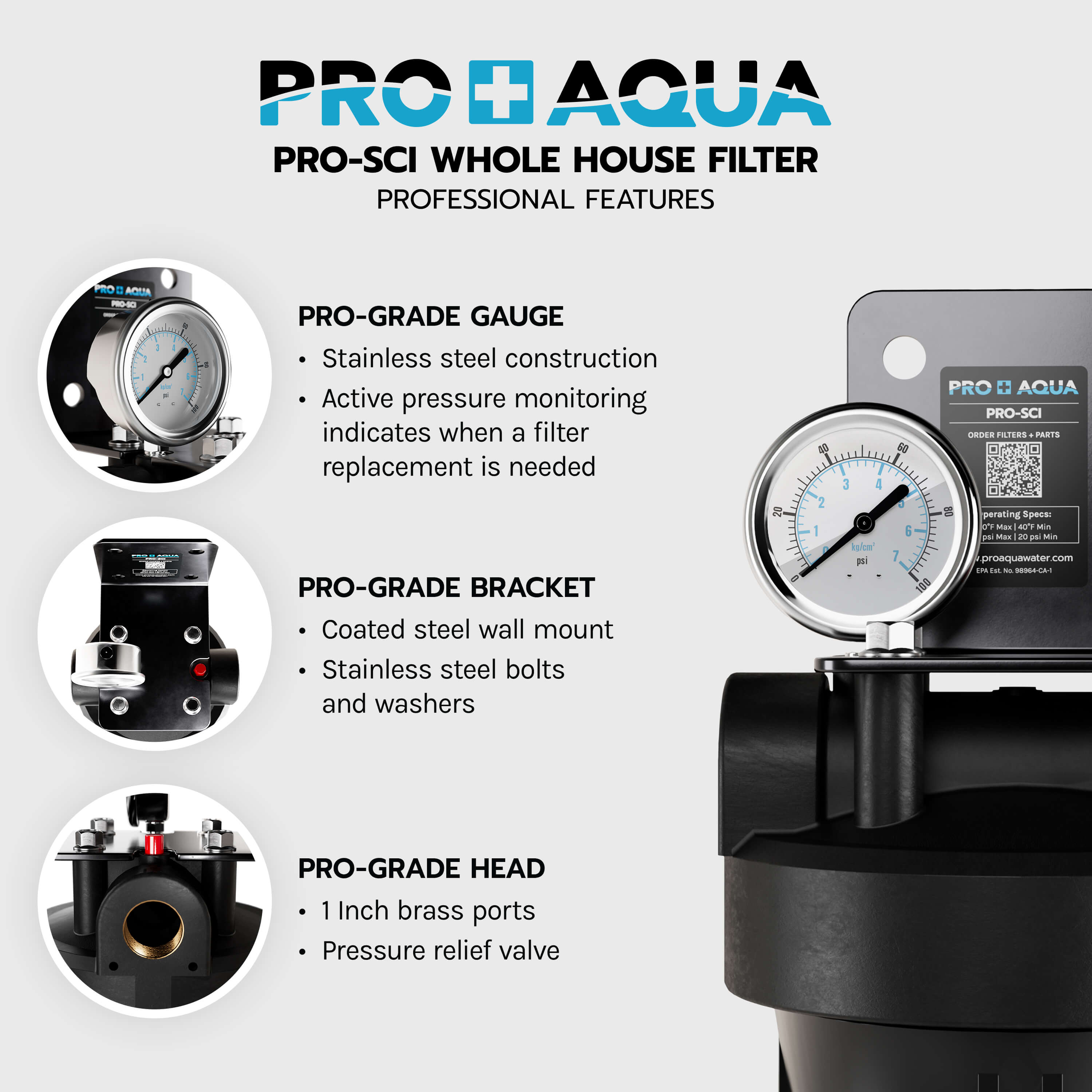 25,000 Grain Whole House Water Filter & Softener Bundle