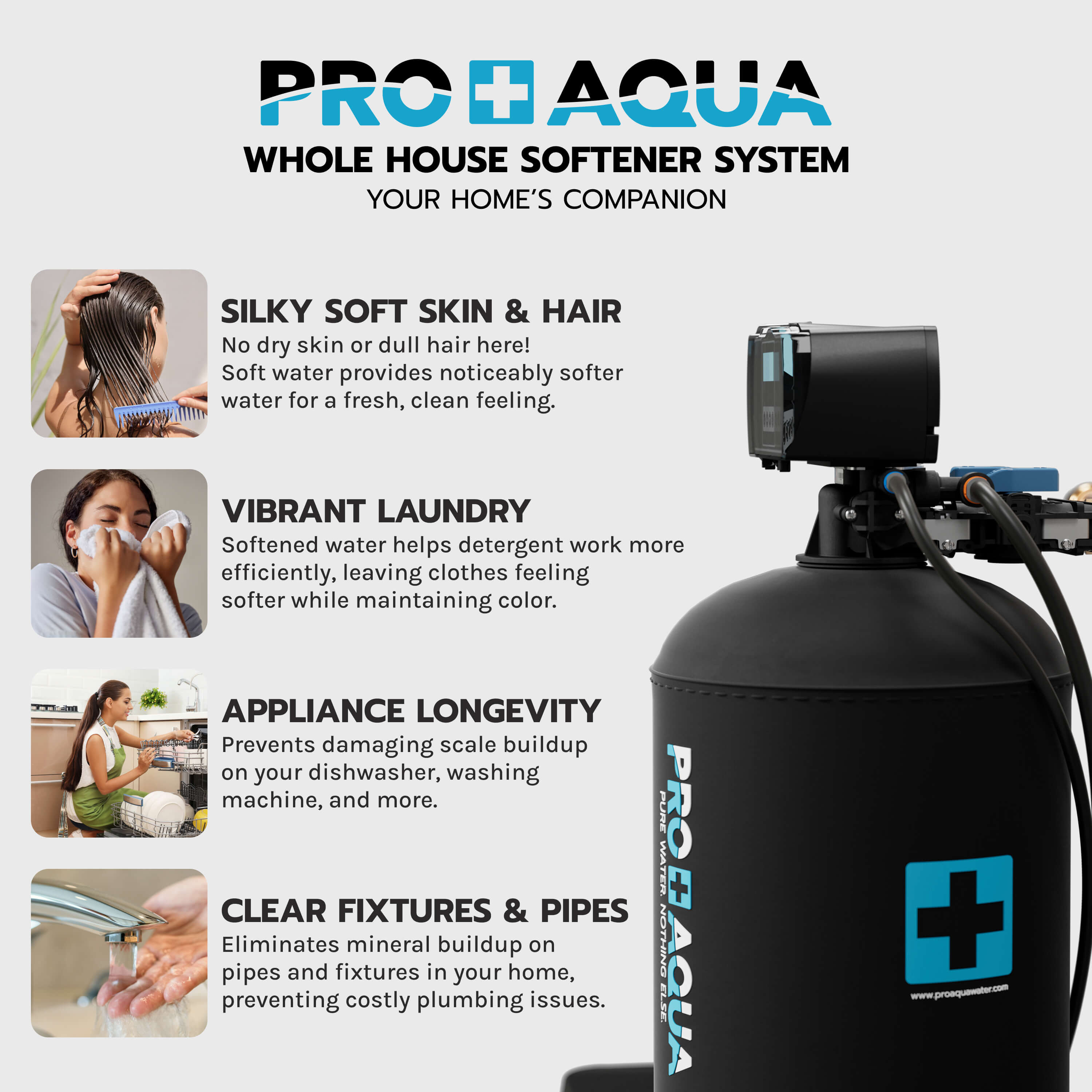25,000 Grain Whole House Water Filter & Softener Bundle