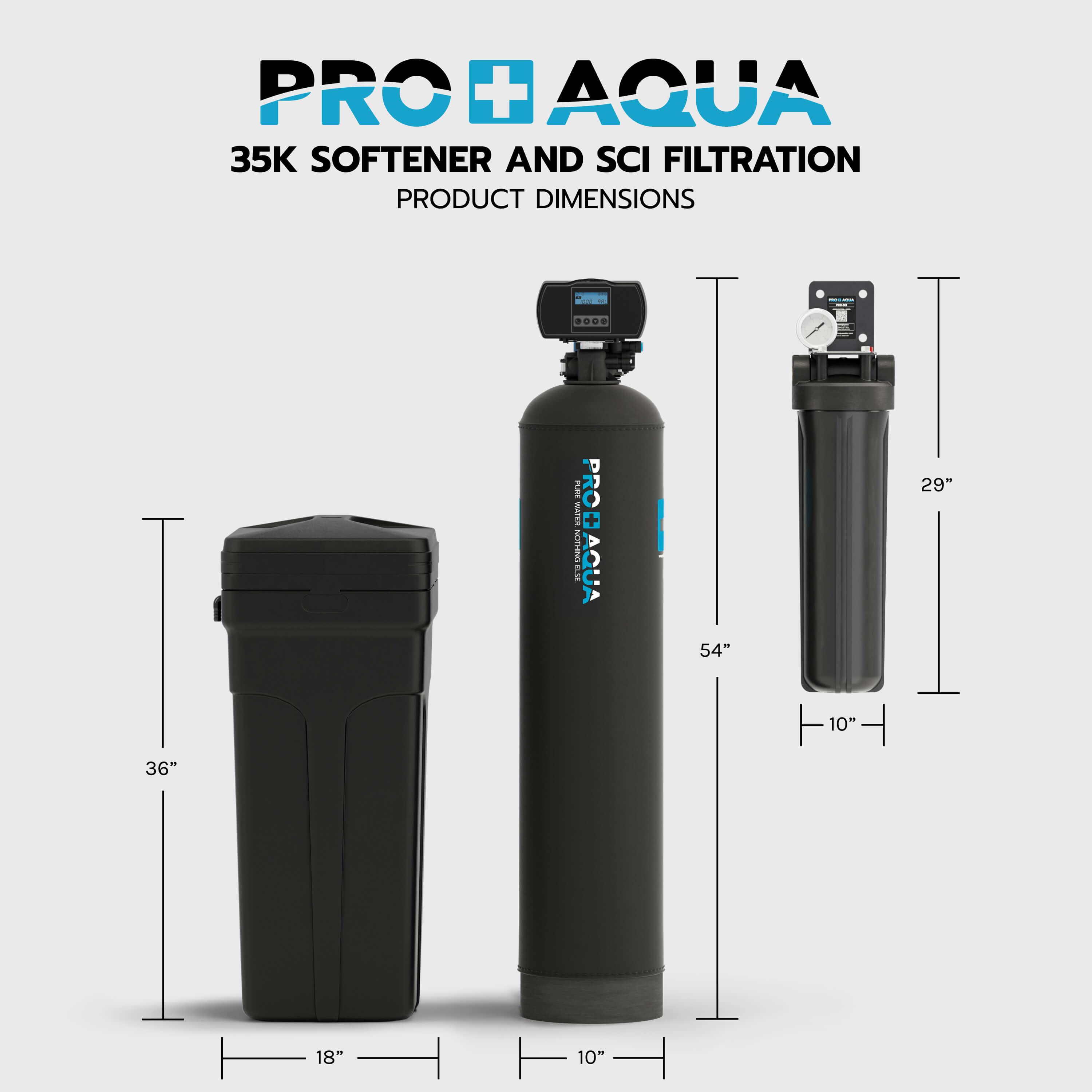 35,000 Grain Whole House Water Filter & Softener Bundle