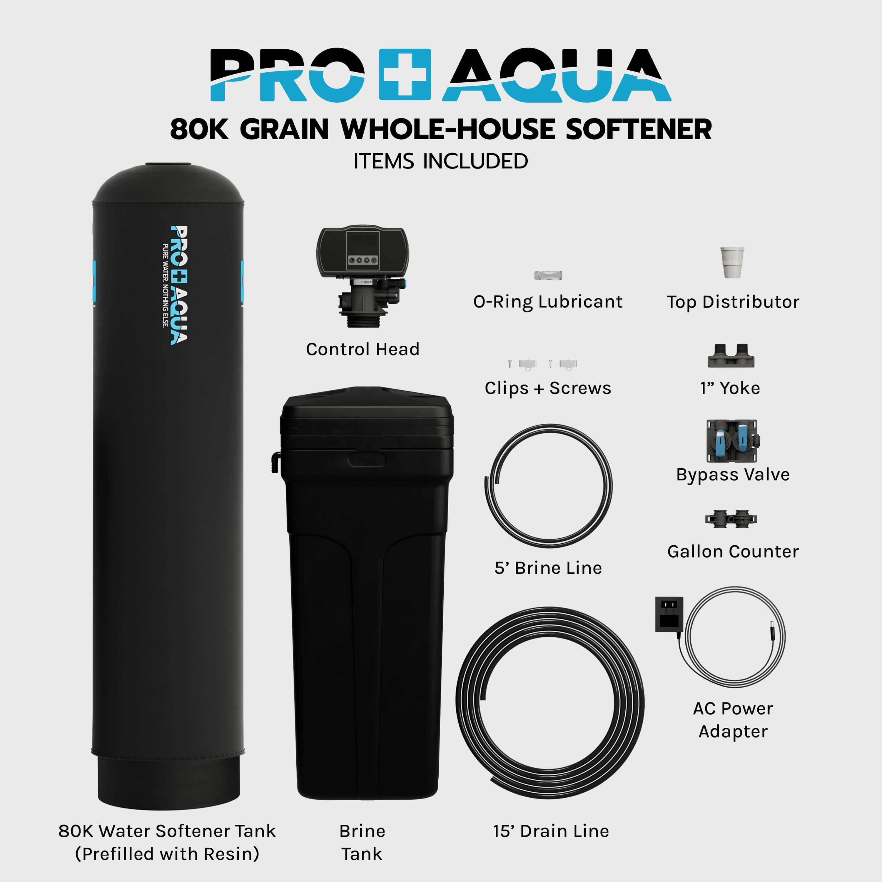 80,000 Grain Heavy Duty Whole House Water Softener