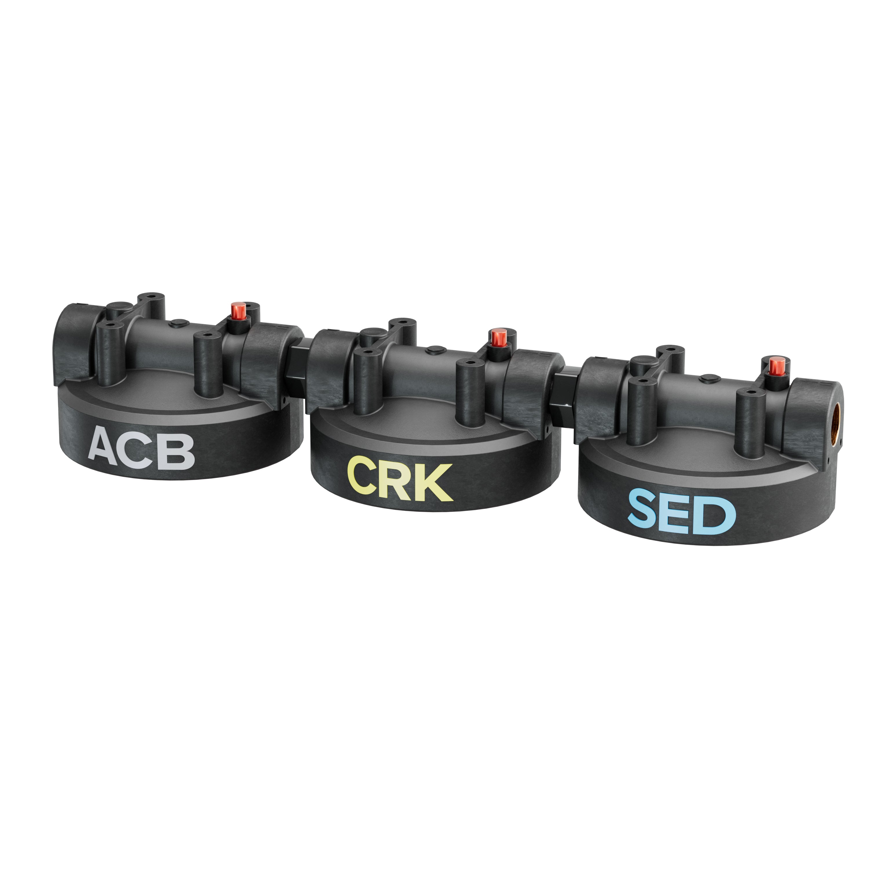 Assembled PRO-100-E GEN2 Caps Only, No Bracket or Gauges