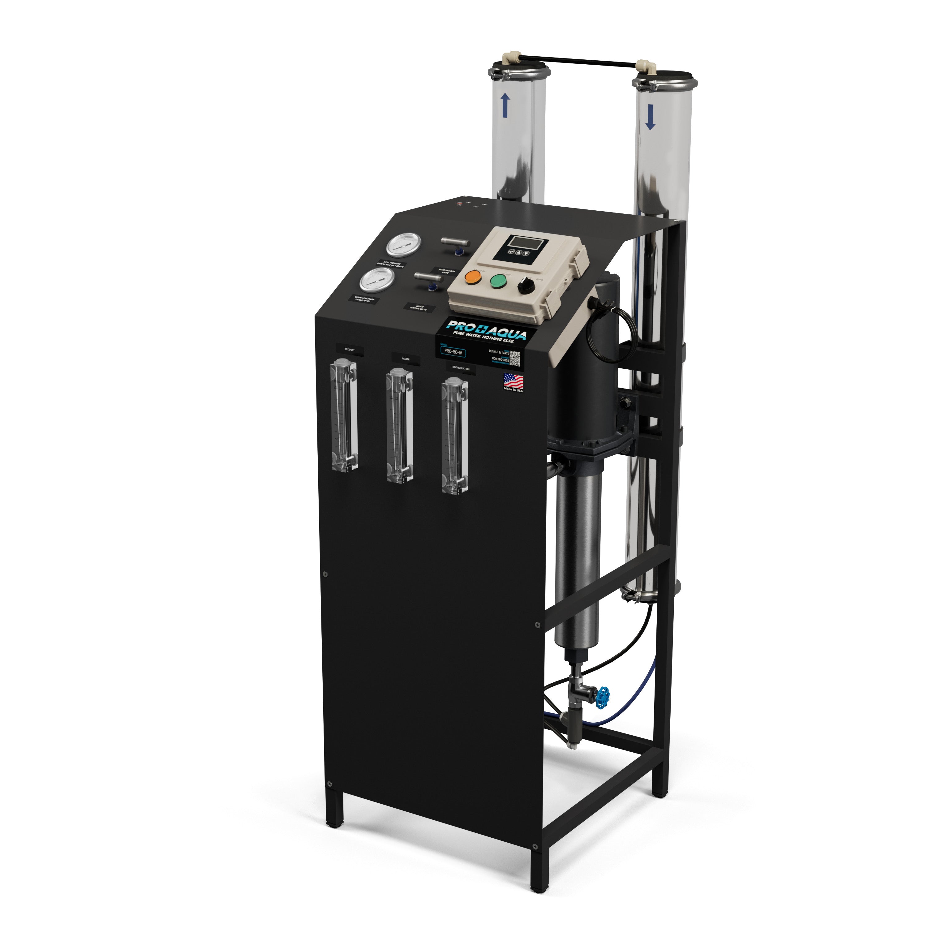 4000 GPD 3-Stage Commercial Reverse Osmosis Water Filter System