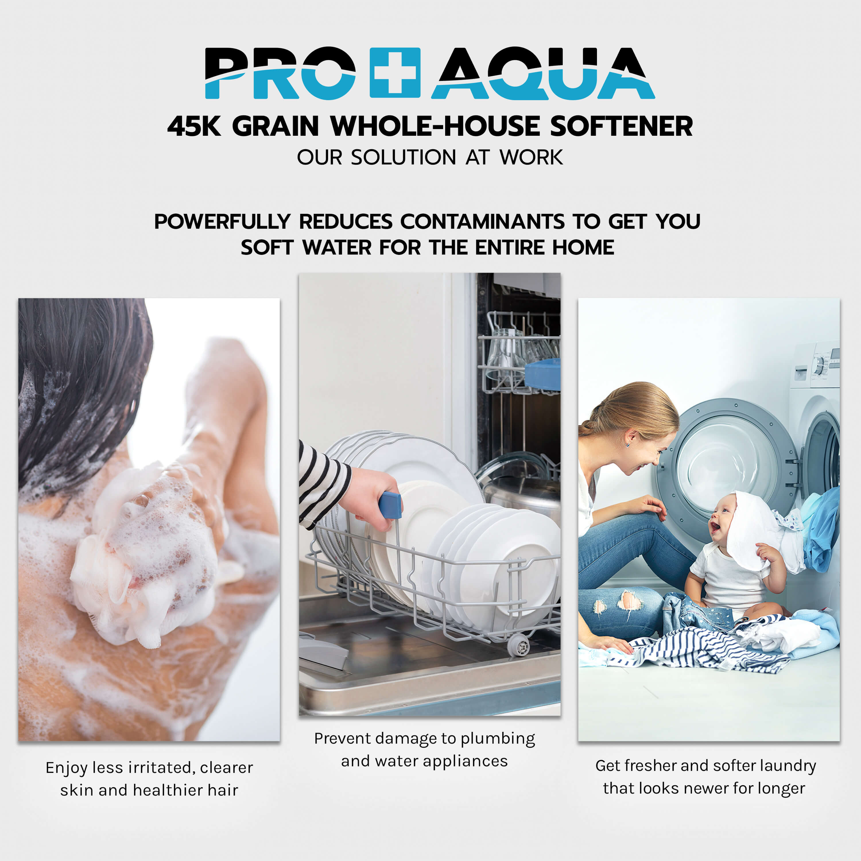 45,000 Grain Heavy Duty Whole House Water Softener