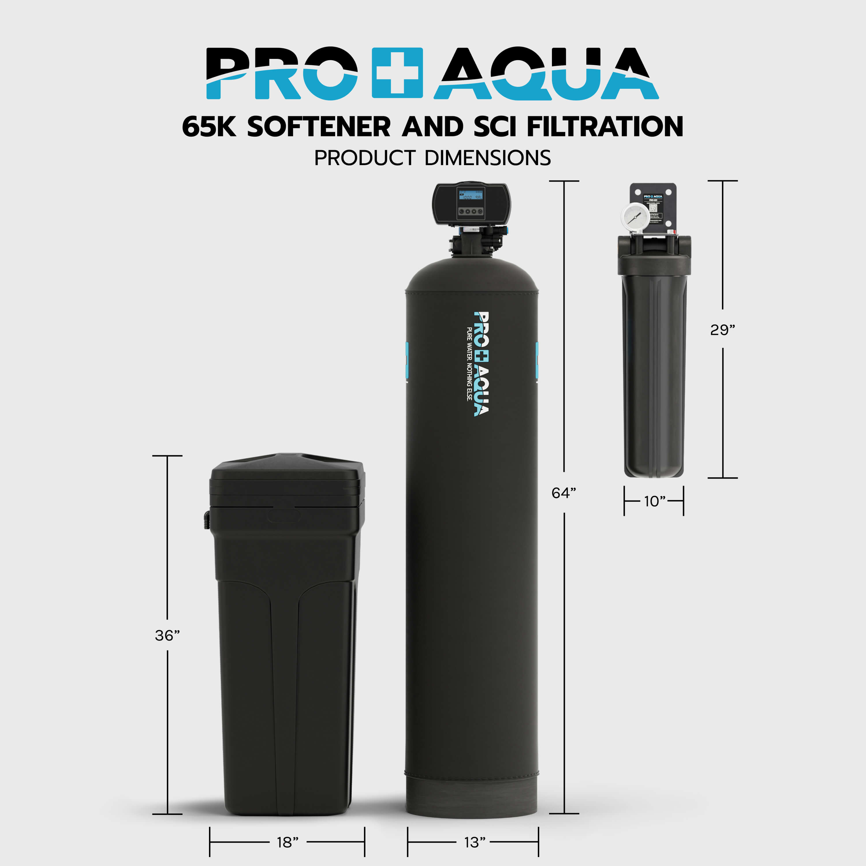65,000 Grain Whole House Water Filter & Softener Bundle